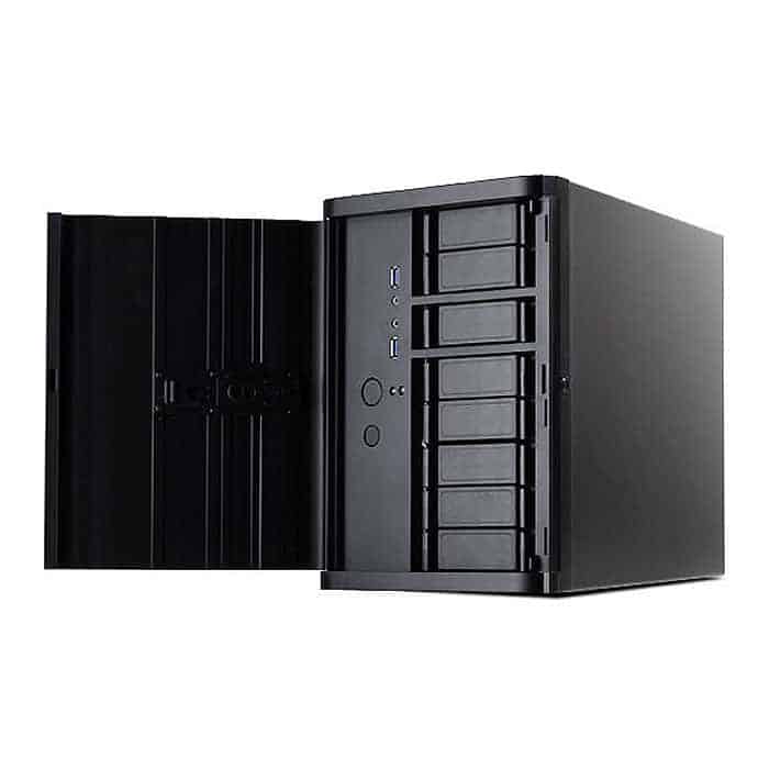 (image for) Silverstone DS380B mini-ITX SFF Case 12 Drive Support 8 Hot-swappable No PSU (SFX)
